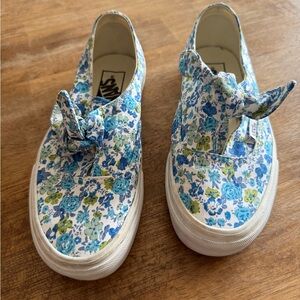 Floral Vans Slip-On Shoes